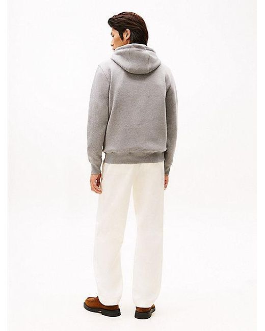 Sudadera Con Capucha Y Logo De Tommy Hilfiger de hombre de color Gray