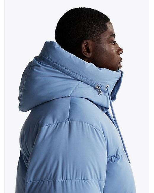 Cazadora Acolchada Con Capucha Tommy Hilfiger de hombre de color Blue