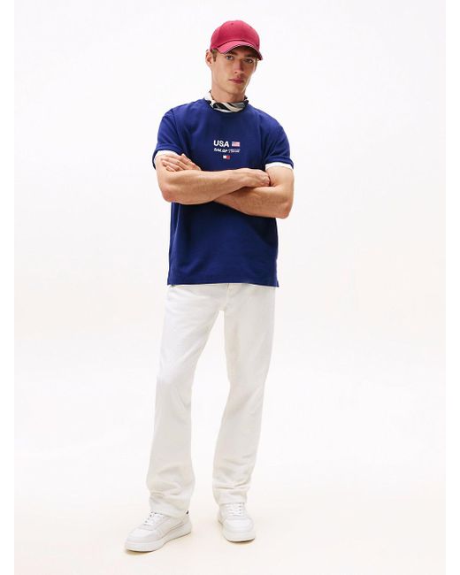 T-Shirt Décontracté Tommy X U. Sail Gp Team Tommy Hilfiger pour homme en coloris Blue