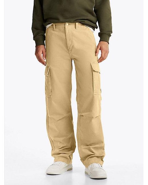 Tommy Hilfiger Relaxed Fit Cargohose in Metallic für Herren