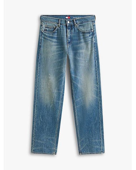 Tommy Hilfiger Jaimie Relaxed Straight Leg Jeans Mit Fade-Effekt in Blue für Herren