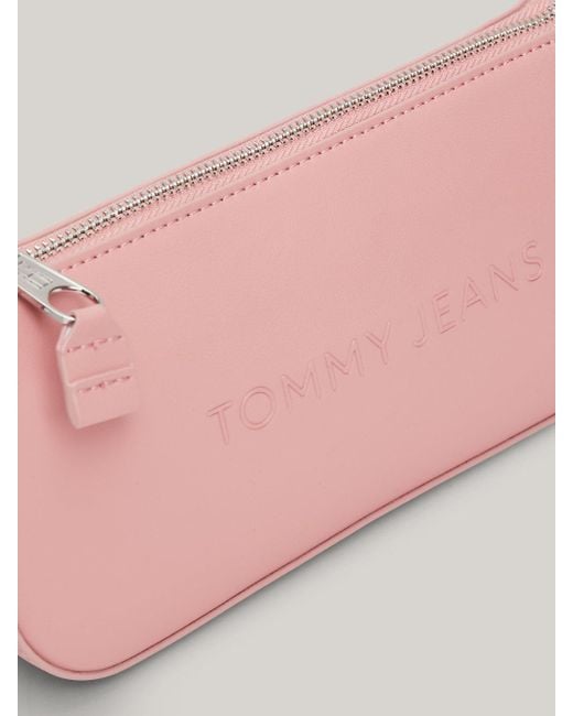 Sac porté épaule Essential à logo estampé Tommy Hilfiger en coloris Pink
