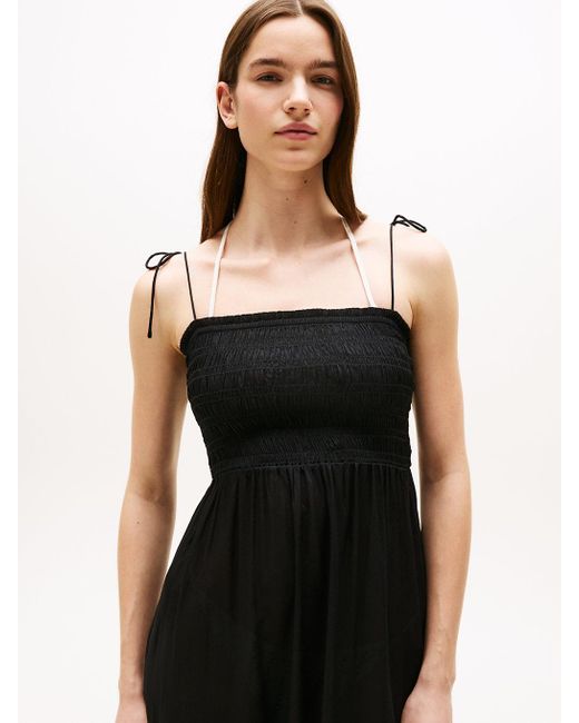 Tommy Hilfiger Black Smock Beach Dress