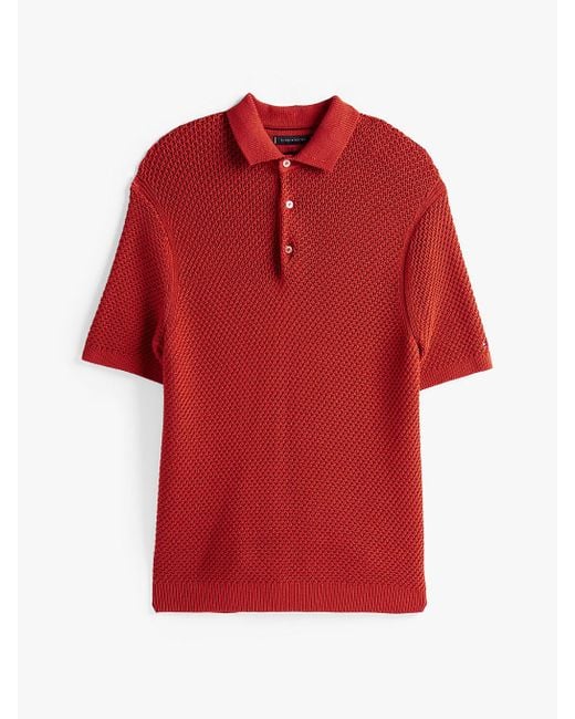 Polo Coupe Standard Smart Casual Tommy Hilfiger pour homme en coloris Red