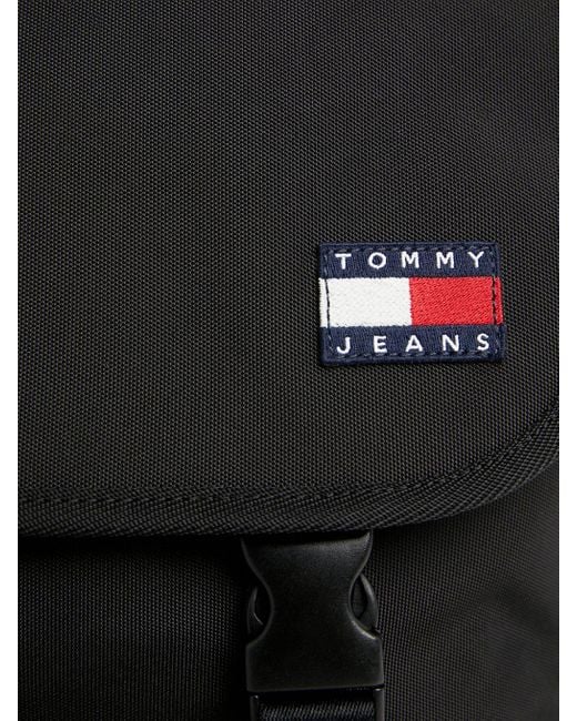 Tommy Hilfiger Blue Essential Logo Strap Messenger Bag for men