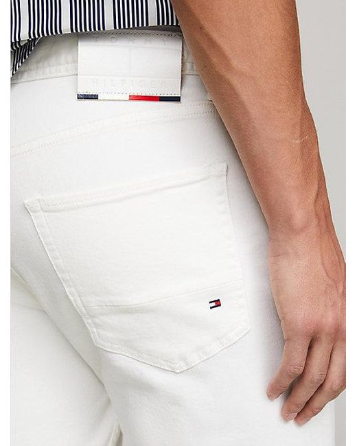 Tommy Hilfiger Houston Tapered Witte Jeans in het White voor heren