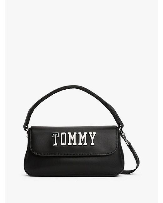 Tommy Hilfiger Crossbodytas Met Flap En Handvat in het Black