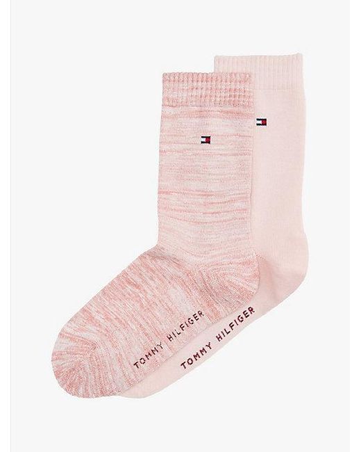 Tommy Hilfiger Pink 2Er-Pack Sneakersocken