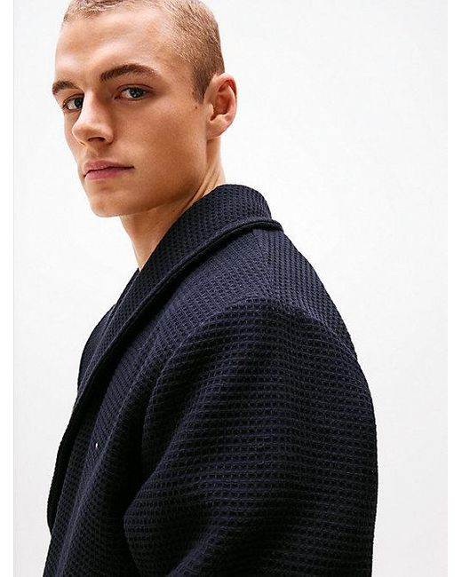 Tommy Hilfiger Original Bademantel Aus Waffelgewebe in White für Herren