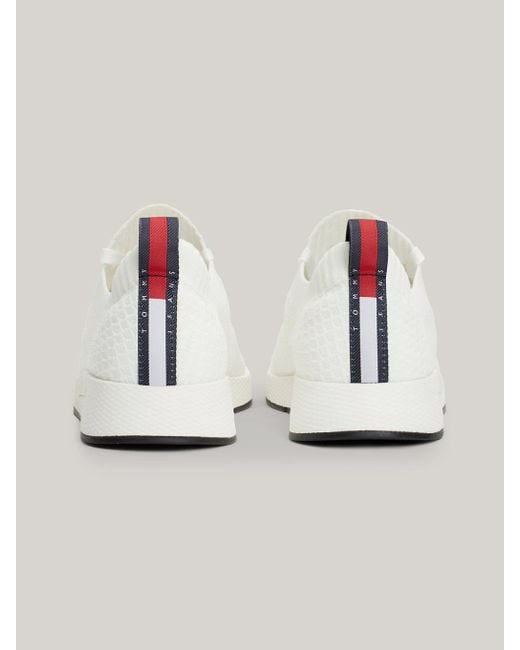 Tommy Hilfiger Natural Elevated Knit Runner Trainers for men