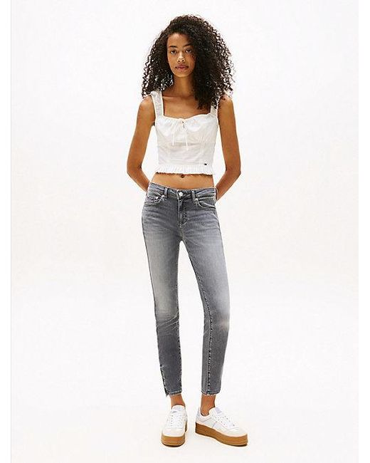 Tommy Hilfiger Multicolor Skinny Jeans Mit Knöchel-Reißverschluss