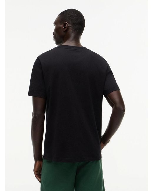 Tommy Hilfiger Blue Logo Jersey Crew Neck T-Shirt for men