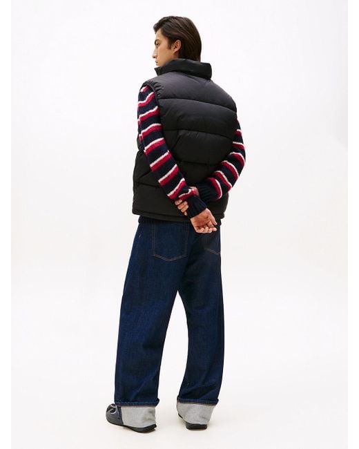 Doudoune Sans Manches Froissée Déperlante Tommy Hilfiger pour homme en coloris Black