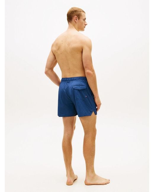 Tommy Hilfiger Blue Original Ripstop Mid Length Swim Shorts for men