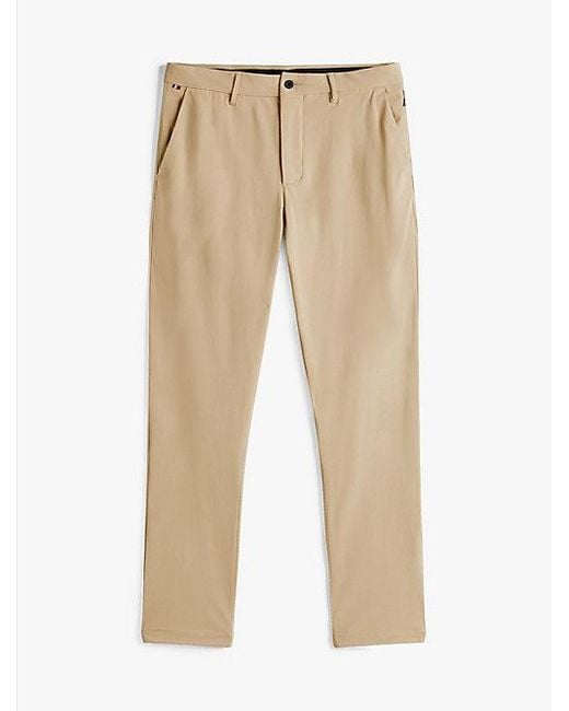 Tommy Hilfiger Denton Flex Chino Met Rechte Broekspijpen in het Brown voor heren