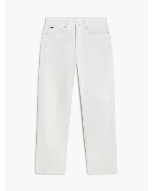 Tommy Hilfiger White Washed Relaxed Jeans for men