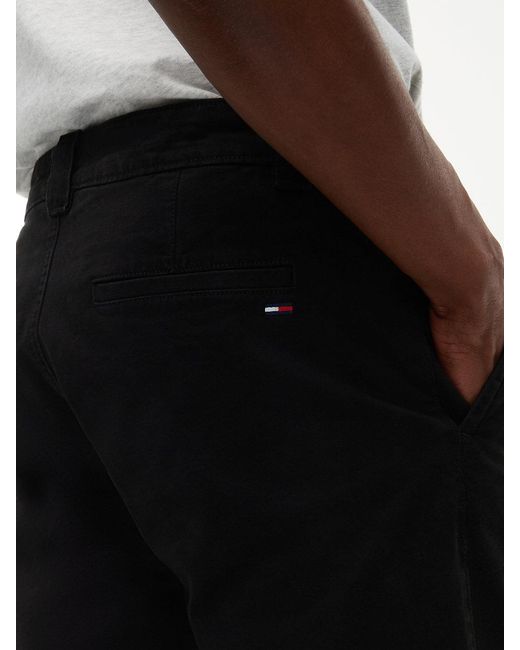 Tommy Hilfiger Black Scanton Slim Chinos for men