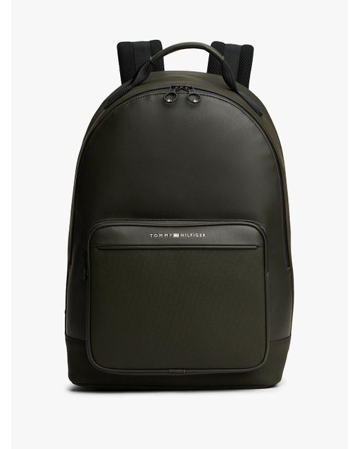 Zaino Con Logo di Tommy Hilfiger in Black da Uomo