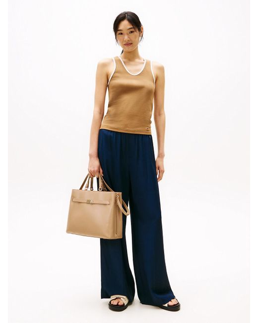 Tommy Hilfiger Natural Heritage Crossbody Satchel