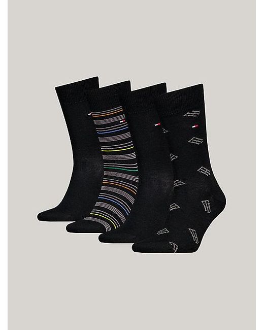 Tommy Hilfiger 4er-Pack Socken inkl. Geschenkbox in Black für Herren