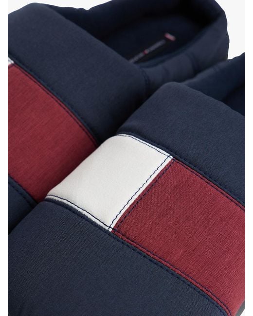 Slippers Trapuntate Color Block di Tommy Hilfiger in Blue da Uomo