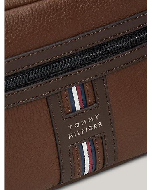 Tommy Hilfiger Premium Leather Kameratasche in Brown für Herren