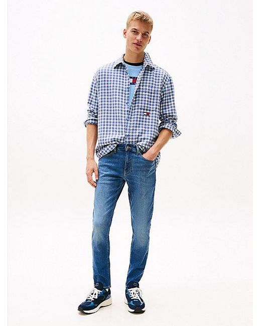 Tommy Hilfiger Austin Slim Tapered Jeans in het Blue voor heren