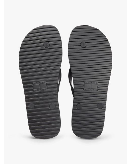 Tommy Hilfiger White Logo Strap Flip-Flops for men