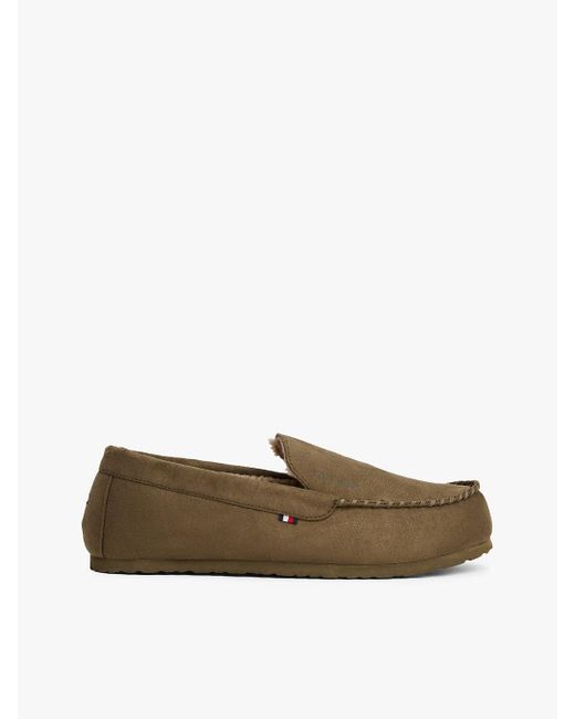 Tommy Hilfiger Multicolor Fleece Lined Driver Slippers for men