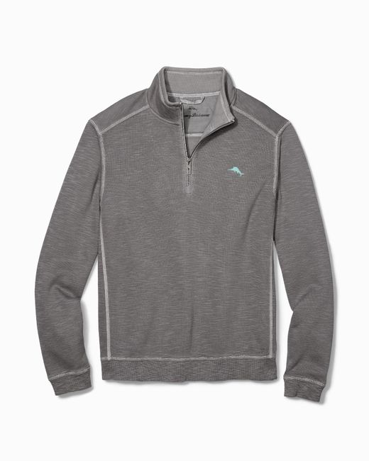 tommy bahama men's tobago bay half zip sweatshirt