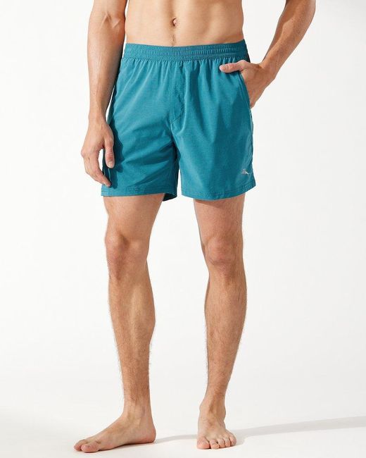 Tommy Bahama Synthetic Naples Circuit 6inch Swim Trunks in Blue for
