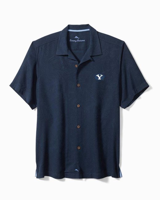 Tommy Bahama Collegiate Tropic Isles Silk Camp Shirt in Blue for Men Lyst