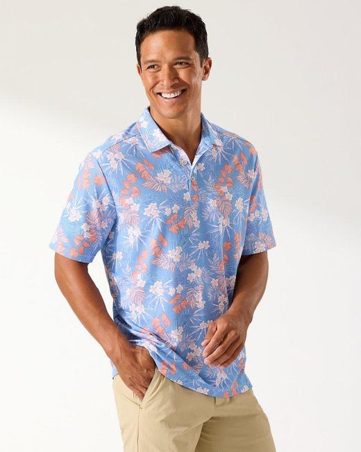 Tommy Bahama Montecito Fronds Islandzone® Polo in Blue for Men | Lyst