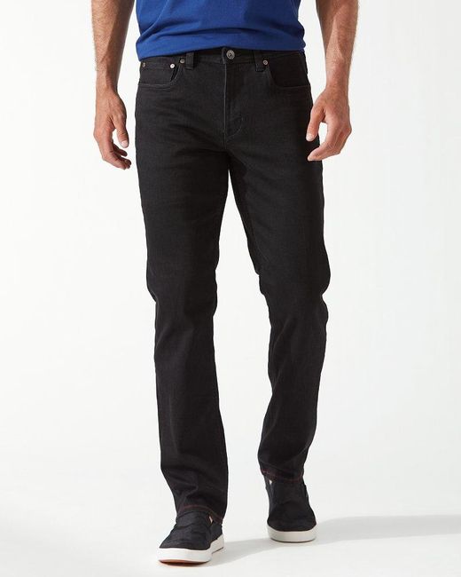 Tommy Bahama Denim Sand Drifter Bay 5-pocket Jeans in Black Wash (Black ...