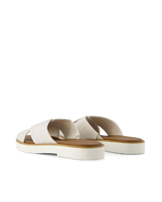 TOMS Natural Mae Crossover Sandal