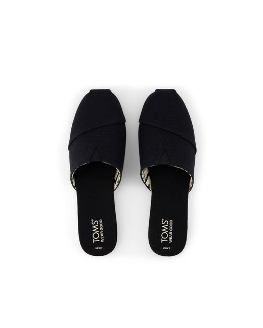 TOMS Black Alpargata Mule