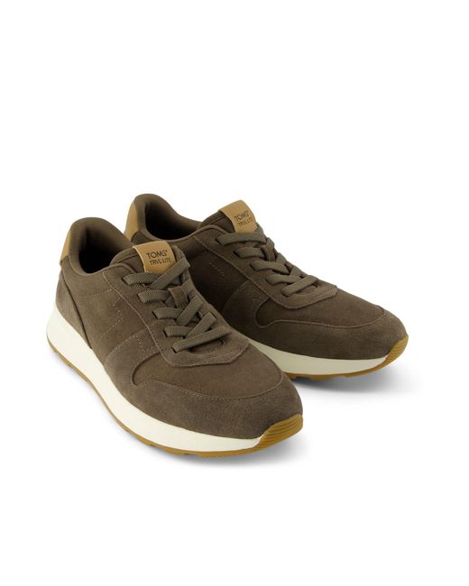 TOMS Brown Trvl Lite Retro Trainer for men