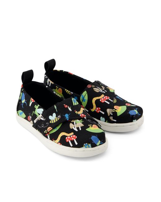 TOMS Black Alpargata Toddler Shoe