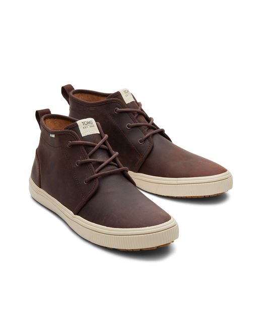 TOMS Brown Carlo Mid Terrain Trainer for men