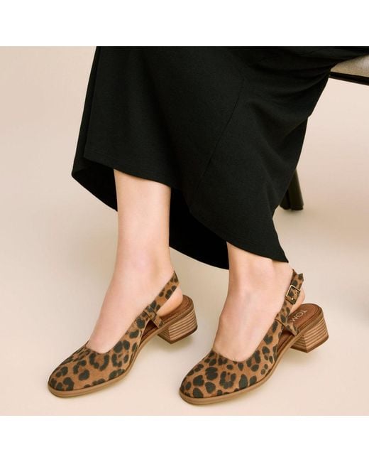 TOMS Brown Jaclyn Slingback