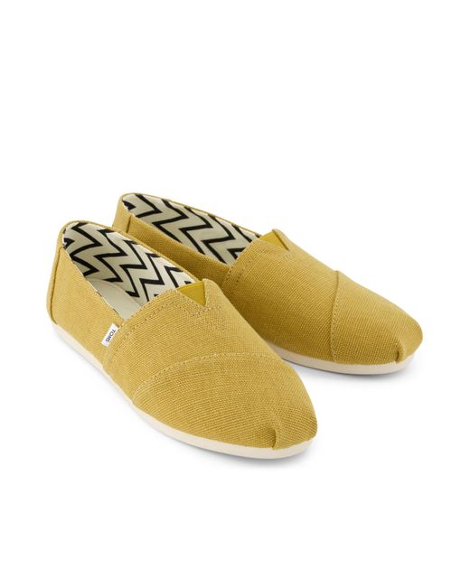 TOMS Yellow Alpargata Heritage Canvas