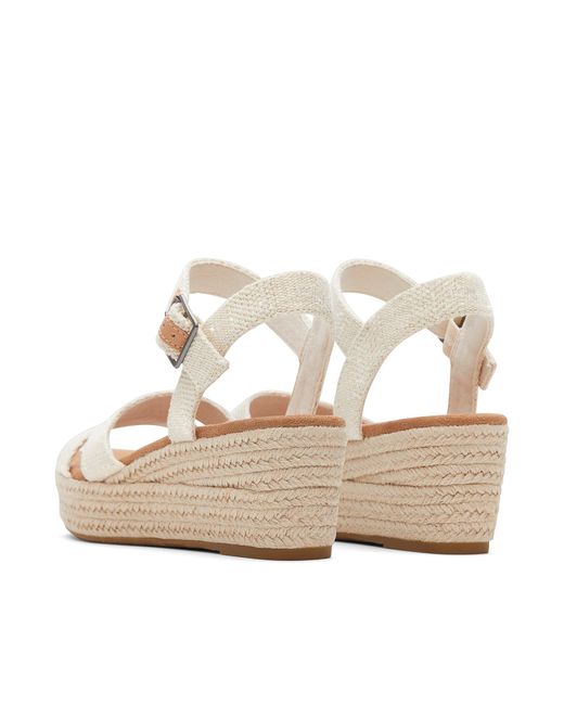 TOMS Natural Audrey Wedge Sandal