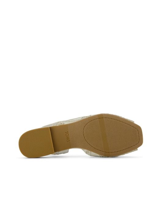 TOMS Metallic Briella Slingback Ballet Flat