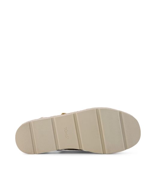 TOMS Natural Giana Platform Sandal