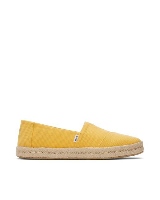TOMS Yellow Alpargata Rope 2.0 Espadrille