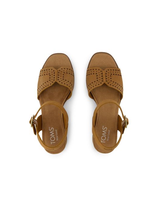 TOMS Brown Eloise Heel Sandal