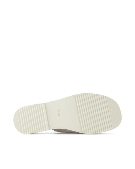 TOMS Natural Mae Crossover Sandal