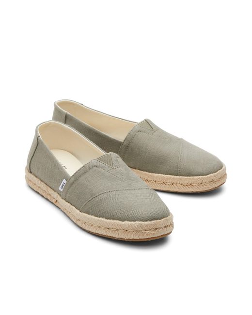 TOMS Gray Alpargata Rope 2.0 Espadrille