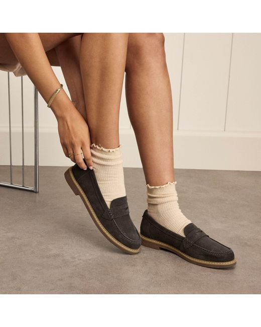 TOMS Black Marie Loafer Shoes
