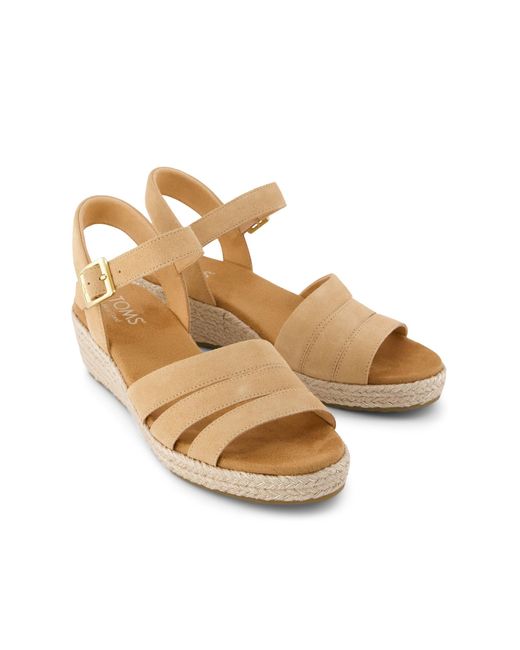 TOMS Natural Julia Wedge Sandal